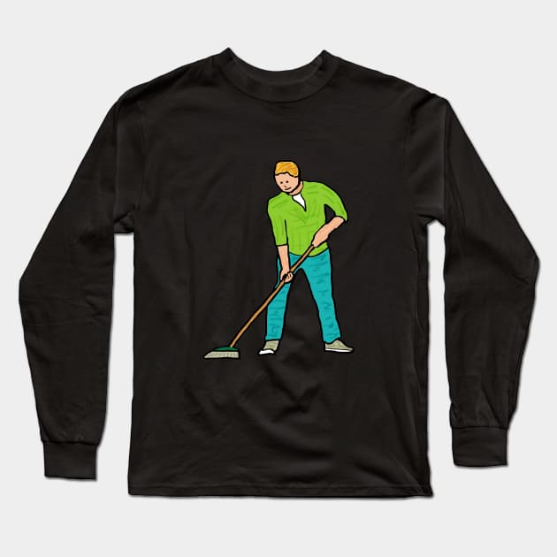 Sweeping Long Sleeve T-Shirt by Mark Ewbie